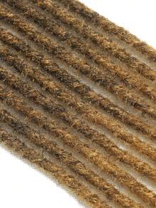 24 Inch Synthetic Dreadlock Extensions 10pcs/Pack Hippie Single-End Dreadlocks Black To Purple Gradient 0.6cm Wide Reggae Style Crochet Hair Extensions For Women Christmas New Year Carnival Music Festival, Halloween - Multicolor - View 3