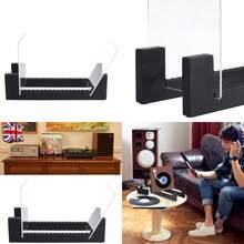 Acrylic Vinyl Record Storage Display Flip Rack Solid Wood Base LP Record Holder - View 12