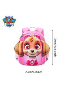Viacom 1pc Dog Team Skye & Chase Dual Character Backpack, Adjustable Shoulder Straps Student School Bag, Large Capacity Book Storage Bag, Suitable For Back To School Season Daily Commute, Party Gathering Gift, For Classmates, Family, Fans Collection Merchandise - -- - View 10