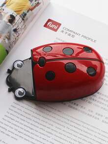 Ladybug Magnetic Pen Holder & Whiteboard Eraser Combo | Dual-Function: Strong Magnet Eraser For Whiteboard/Blackboard + Pen Organizer, Space-Saving Multi-Use Design For Home/Office/Room Decoration | Ideal Birthday/Holiday/Back-To-School Gift - Multicolor - View 8