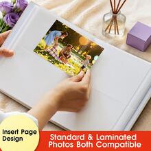 1pc 6-Inch 200-Sheet Photo Album, Insert-Style Family Photo Collection, Large Capacity Photo Storage Book, Family And Student Photos, Winter Christmas Valentine's Day New Year Gift - 1PC - View 3