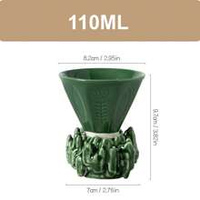 110ml Ceramic Espresso Cup With Saucer - Unique Coffee And Tea Cup - Perfect Gift For Coffee Lovers - Multicolor - View 4