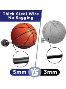 Basketball-Holder Wall Mount - 2 Packs - View 8