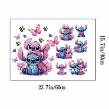 1pc Disney Stiddy Fun Wallpaper Wall Decor Self-Adhesive - Stitch Wall Decoration Self-adhesive - View 12