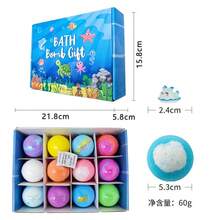 Bombas de baño oceánicas y bolas de sal de baño 12pcs/Caja - Rose - Ver 2