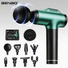 BENBO 按摩槍 背部按摩器,附 8 個替換按摩頭,適用於緩解疼痛與深層組織按摩,敲擊式按摩槍,99 段速度設定,超靜音電動按摩器,送禮佳品 - 純色 - 查看 14