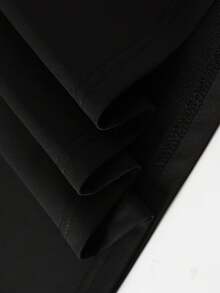 Fashionable Men's T-Shirt With Print - Black - View 5