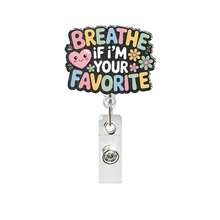 1pc Nurse Badge Reel Retractable Swivel Crocodile Clip ID Holder - Multicolor - View 7
