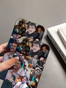 Phoenix Arizona cantante de música marrón collage collagefunda de teléfono Fundas compatibles con ,Apple,VIVO,OPPO,,, y Honor.Fabricadas en silicona TPU,ofrecen protección contra golpes y caídas. - Negro - Ver 8