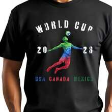Camiseta oversize del Mundial de Fútbol de la 2026 en América - Púrpura malva - Ver 1
