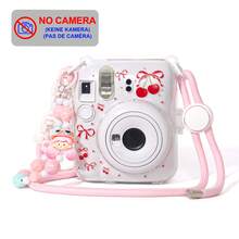 Instant Mini 12 Clear Case For Fujifilm Instax Mini 12 Instant Film Camera, UV Color Printing Camera Protective Case With Adjustable Strap And Cute Bracelet (No Camera) - View 4