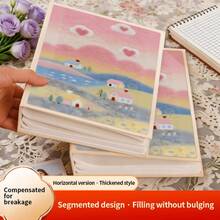 1pc 6-Inch 200-Sheet Photo Album, Insert-Style Family Photo Collection, Large Capacity Photo Storage Book, Family And Student Photos, Winter Christmas Valentine's Day New Year Gift - 1PC - View 5