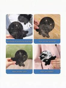 1/3/6 piezas Bolas quitapelos para mascotas, Bolas de lavandería esponjosas - Antiadherentes, reutilizables y duraderas, recolector de pelusa, mantienen la ropa y la ropa de cama libres de pelos, juego de bolas quitapelusa, lindo recolector de pelos de perro y gato - Multicolor - Ver 4