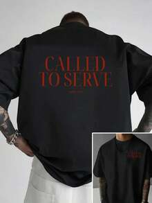 Call Services, Mark Gospel 10:45, Men's Fashion T-Shirt With Double-Sided Print, Suitable For Everyday Leisure At Home Or Outdoor Fitness Activities, An Essential Garment - 白色 - 查看 8