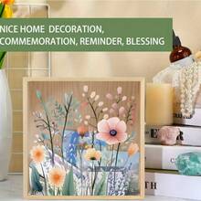 Hollow 3D Shadow Box Display Frame, Wooden Picture Frame Handmade DIY Photo Ticket Stand Photo Frame Box - A - View 3