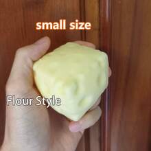 1個大號起司泰迪玩具 手作方形壓力球 填充石油凝膠或麵粉 無回彈 可塑性強 柔軟紓壓 適合青少年與成人 緩解焦慮 提升專注力 成人惡搞禮物 辦公室學習放鬆 趣味 - 多色 - 查看 12