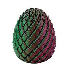 3D Printed Stress Relief Toy, Transformable Twist, Stress-Relief Magic Cube - Trứng rồng nhỏ 18g (màu vàng kim) - Xem 5