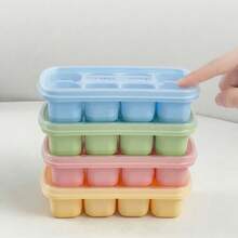 1/2/4pcs 8 Grids Plastic Ice Mold With Lid, Reusable Fruit & Beverage Ice Tray, Beer Refrigeration Tool, Suitable For Refrigerator Ice Maker In Kitchen, Restaurant,Bar - View 8