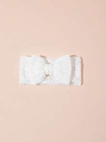 3pcs Multi-Color Soft Elastic Baby Headbands, Breathable, Suitable For All Seasons, Perfect Gift And Photo Prop - Multicolor - View 8
