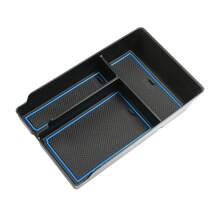 Caja de almacenamiento para reposabrazos Central de coche, organizador de bandeja para consola Central, accesorios interiores, para  IONIQ 5 - CAJA IONIQ5 NEGRA - Ver 12