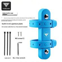 TOSUOD 1 Set Bicycle Water Bottle Cage Base Adapter Bracket, Suitable For Mountain Bike And Road Bike, Cycling Gear, Cycling Gift, Ideal Choice For Cycling - Multicolor - View 14
