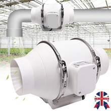 100mm 4Inch Diameter Inline Extractor Fan Bathroom Shower Ceiling Loft Mount. - Reino Unido-G026101 - Ver 9