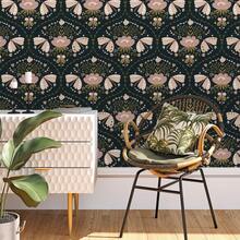 ihomeli Whimsical Floral And Butterfly Removable Peel And Stick Wallpaper For Living Room Bedroom Decor - Multicolor - View 7