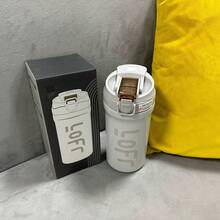 1pc Stainless Steel Insulated Travel Mug, Large Capacity Double Wall Coffee Tumbler, Suitable For Hot And Cold Drinks, Perfect For Iced Coffee And Creamy Beverages, Gift Idea - Multicolor - View 13