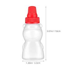 PRETYZOOM 8 Mini Botellas Exprimibles para Salsa Ketchup 3.07x1.29x1.29in PE Grado Alimenticio Sin Fugas para Almuerzo Escolar Picnic Barbacoa - como se muestra - Ver 3