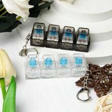 Mechanical Keyboard Replacement Keycap | Keycap Collectible, Modern Style Keychain Pendant, 2-In-1 Men's Keychain, Adult Gift, New Year Gift, Suitable As Backpack Pendant - A - View 2