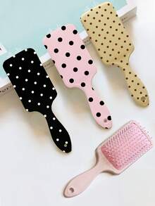 1 pièce Brosse à cheveux à coussin d'air imprimée papillon & fleur, peigne à dents larges mignon pour lissage et massage des cheveux pour femmes/étudiantes, accessoires pour cheveux - Multicolore - Voir 8
