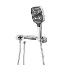 High-Pressure 3-In-1 Wall-Mounted & Handheld Shower System - 3 Spray Modes (Rain, Massage, Pulse) - Silver - View 3