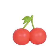 1pc Cherry Shaped Squeeze Toy, Soft Stretchable Stress Relief Fidget Toy, Suitable For Teens And Adults - Multicolor - View 8