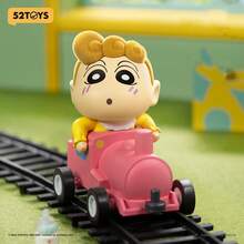 52Toys 蠟筆小新火車小隊系列盲盒：創意桌面裝飾禮物，適合14歲以上成人 - 彩色 - 查看 9
