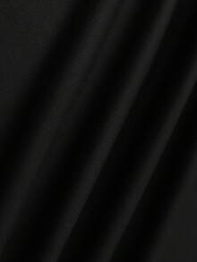 Fashionable Men's T-Shirt With Print - Black - View 3