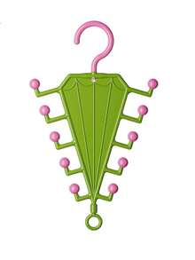 1pc V-Shaped Hat & Clothing Hook Storage Rack, Multi-Hook Space-Saving Closet Organizer, Anti-Clutter Plastic Clothing Hooks, Home Bedroom Closet Storage Display Rack, Multi-Prong Hanger Suitable For Shirts, Hats And Scarves, Closet Accessories Storage Rack - Multicolor - View 13