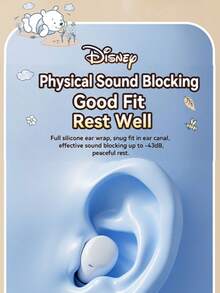 OTN Y090 Disney 正版授權睡眠耳機，黑色、粉色、藍色，真無線藍牙耳機 - 10mm 動圈驅動單體，藍牙 6.0，相容 Android、iOS 及其他主流系統 - 查看 3