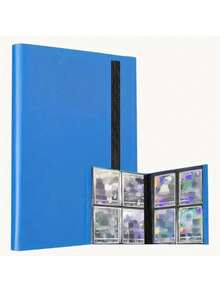 Álbum portafotos con ranuras para tarjetas de carga lateral, adecuado para coleccionar tarjetas de fútbol y baloncesto - Multicolor - Ver 23