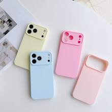4 buah Casing Ponsel Silikon Lembut Tahan Guncangan Motif Dopamin Lucu Warna Solid, Gaya Minimalis Ins Fresh, Pelindung Smartphone Apple, Kompatibel dengan iPhone 17 Pro Max 16/16 Pro/16 Plus/16 Pro Max/15/15 Plus/15 Pro/15 Pro Max/13/13 Pro/13 Pro Max/12/12 Pro Max/14/14 Plus/14 Pro/14 Pro Max/12/12 Pro Max/11/11 Pro Max, Sempurna untuk Penggunaan Sehari-hari - MultiWarna - View 10
