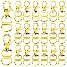 24/40pcs D-Shaped Swivel Clasp Keychain Hooks And D-Rings - Suitable For Handbag Hardware, Sewing Projects And DIY Craft Accessories - Little D Buckle D Ring - View 13