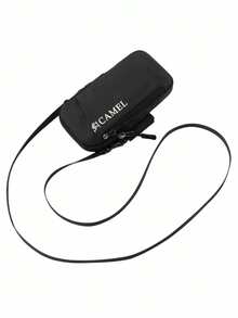 CAMEL CROWN Bolsa de Braço Esportiva Impermeável para Uso Externo, Bolsa de Armazenamento de Telefone, Adequada para Corrida, Ciclismo e Fitness. Pode ser Usada no Braço ou Diagonalmente Através do Corpo. - Phantom Black - Visão 8