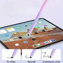Stylus Pens For Touch Screens Rubber & Fiber Dual Tips Capacitive Stylus Universal Tablet Pen Sensitivity Precision - Multicolor - View 7