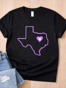 Women T-Shirts - 黑色 - 查看 1