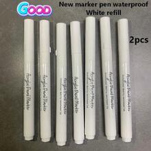 2/4/6pcs White Marker Pens, Waterproof Alcohol Ink, Suitable For Tires, Fabrics, Wood And Artificial Leather, Easy To Grip, Long-Lasting Graffiti Art Pens - Multicolor - View 11