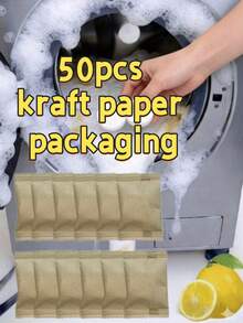 12pcs Washing Machine Cleaning Tablets, Deep Clean Drum And Agitator, Remove Limescale Residue And Odors, Fast Foaming, Long-Lasting Freshness, Lemon Scent. Washing Machine Cleaner, Laundry Detergent, Descaler, Deodorizer, Fragrance, (Best For New Models) - Solid State - View 10