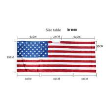Adults US Independence Day Flag Print Cosplay Cape Set For Men To Wear Star Stripe Cape Performance Outfit For Halloween Party - Multicolor - View 4