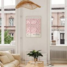 3pcs Matisse & Picasso Inspired Pink Wall Art Set - Abstract Floral Market Posters, Living Room, Bedroom, Dining Room Decor Canvas Prints (Unframed) Birthday Graduation Gift Kitchen Decor - Pink - View 7