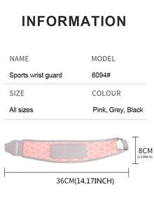 1pc Adjustable Sports Fitness Badminton Yoga Elastic Lightweight Wristband - Multicolor - View 3