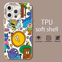 Tema colorido de la naturaleza del Sr. Sol amarillofunda de teléfono Fundas compatibles con ,Apple,VIVO,OPPO,,, y Honor.Fabricadas en silicona TPU,ofrecen protección contra golpes y caídas. - Blanco - Ver 3