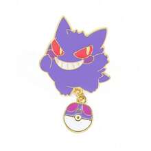 pokemon 寶可夢 1/9 件組卡通精靈胸針套裝 可愛胖丁 皮丘 琺瑯別針 背包衣物飾品金屬徽章配件禮物 - 均碼 - 查看 15
